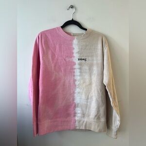 Ariana Grande, Thank u,Sweet World Tour Ombré Crewneck Sweatshirt